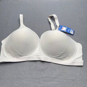 Hanes Womens Size 3XL Bra Flex Comfort Fit X-Temp Wireless White New With Tags